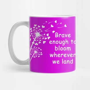 Brave Enough To Bloom, Month of the Military Child 2021 Mug